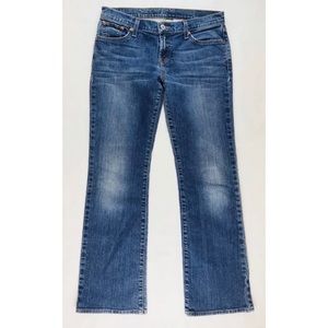 Lucky Brand Jeans Sz 6 Mid Rise Flare Medium Wash